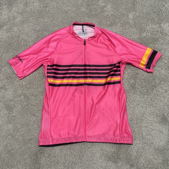Pedal Mafia Jersey Pink Size XXL Cycling Jersey Full Zip - Picture 1 of 6